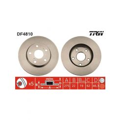 TRW Disc Brake Rotor (Single) 275mm