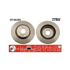 TRW Disc Brake Rotor (Single) 296mm