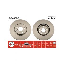 TRW Disc Brake Rotor (Single) 300mm