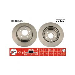 TRW Disc Brake Rotor (Single) 320mm
