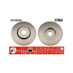 TRW Disc Brake Rotor (Single) 334mm
