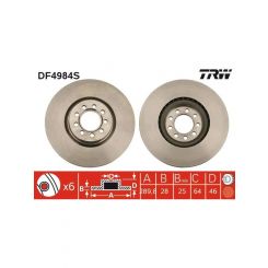 TRW Disc Brake Rotor (Single) 290mm