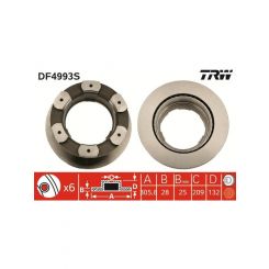 TRW Disc Brake Rotor (Single) 306mm