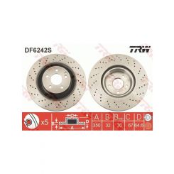 TRW Disc Brake Rotor (Single) 350mm