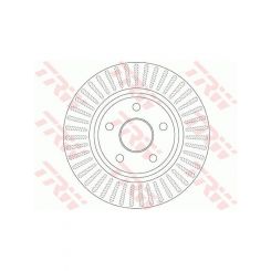 2 x TRW Disc Brake Rotors 328mm