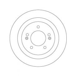 2 x TRW Disc Brake Rotors 284mm