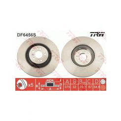 TRW Disc Brake Rotor (Single) 375mm