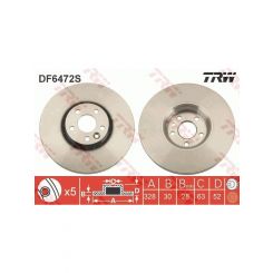 TRW Disc Brake Rotor (Single) 328mm