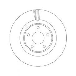 TRW Disc Brake Rotor (Single) 320mm