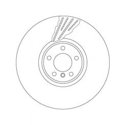 TRW Disc Brake Rotor (Single) 385mm