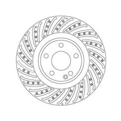 TRW Disc Brake Rotor (Single) 320mm