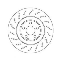 TRW Disc Brake Rotor (Single) 344mm