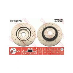 TRW Disc Brake Rotor (Single) 375mm