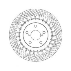 TRW Disc Brake Rotor (Single) 334mm