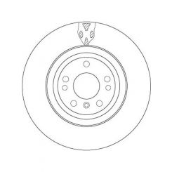 TRW Disc Brake Rotor (Single) 330mm