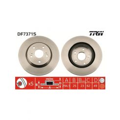 TRW Disc Brake Rotor (Single) 294mm