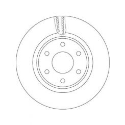 TRW Disc Brake Rotor (Single) 296mm