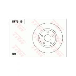 TRW Disc Brake Rotor (Single) 298mm