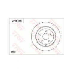 TRW Disc Brake Rotor (Single) 302mm