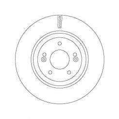 2 x TRW Disc Brake Rotors 320mm