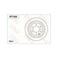 TRW Disc Brake Rotor (Single) 332mm