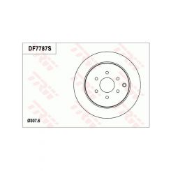 TRW Disc Brake Rotor (Single) 307.7mm
