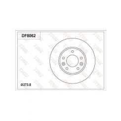 TRW Disc Brake Rotor (Single) 273.8mm