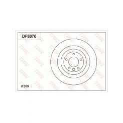 TRW Disc Brake Rotor (Single) 365mm