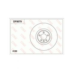TRW Disc Brake Rotor (Single) 380mm