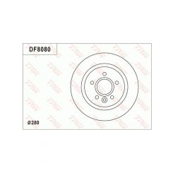 TRW Disc Brake Rotor (Single) 280mm