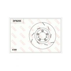 TRW Disc Brake Rotor (Single) 360mm