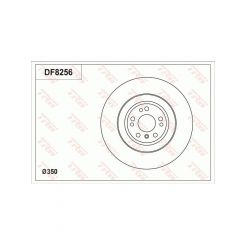 TRW Disc Brake Rotor (Single) 350mm