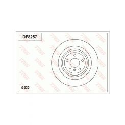 TRW Disc Brake Rotor (Single) 330mm