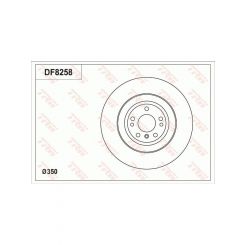 TRW Disc Brake Rotor (Single) 350mm