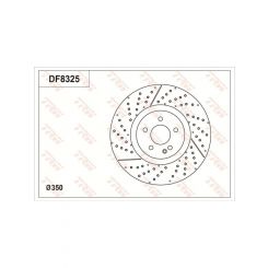 TRW Disc Brake Rotor (Single) 350mm