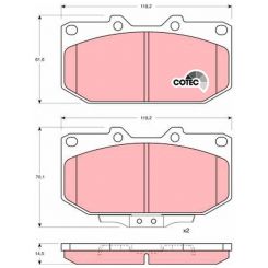 TRW Brake Pads