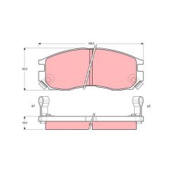 TRW DTEC Brake Pads