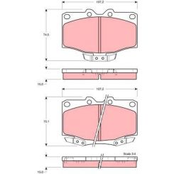 TRW DTEC Brake Pads