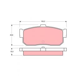 TRW DTEC Brake Pads