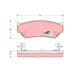 TRW DTEC Brake Pads