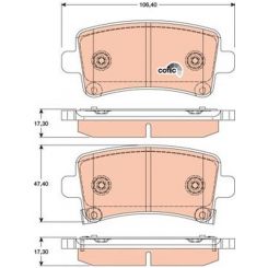 TRW DTEC Brake Pads