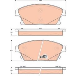 TRW DTEC Brake Pads