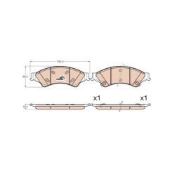 TRW DTEC Brake Pads
