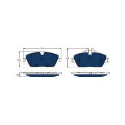 TRW Electric Blue Brake Pads
