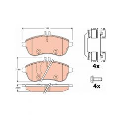 TRW Brake Pads