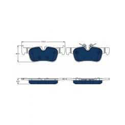 TRW Electric Blue Brake Pads