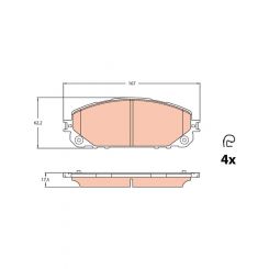 TRW Brake Pads