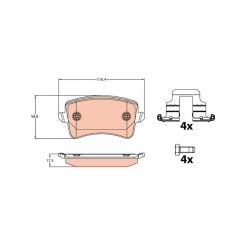 TRW Brake Pads