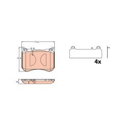 TRW Brake Pads