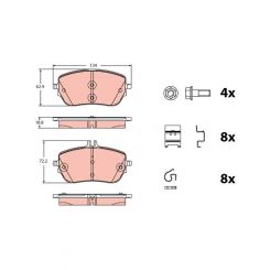 TRW Brake Pads